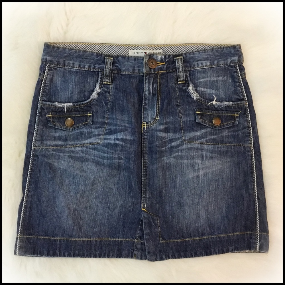 Tommy Hilfiger Denim Jeans Skirt - Picture 2 of 9